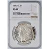 Image 4 : 1880-CC NGC Morgan Silver Dollar NGC MS62