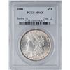 Image 4 : 1881 Morgan Silver Dollar PCGS MS63