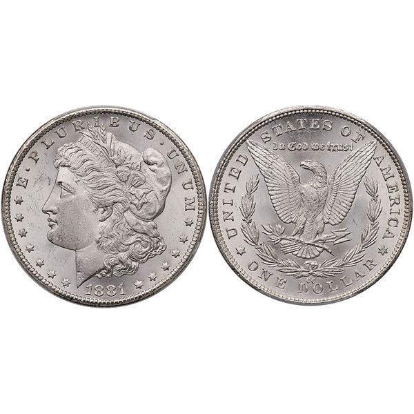 1881-CC Morgan Silver Dollar PCGS MS64