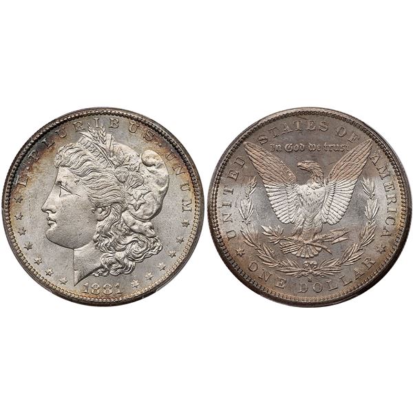 1881-S Morgan Silver Dollar PCGS MS66