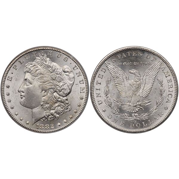 1882-CC Morgan Silver Dollar PCGS MS65