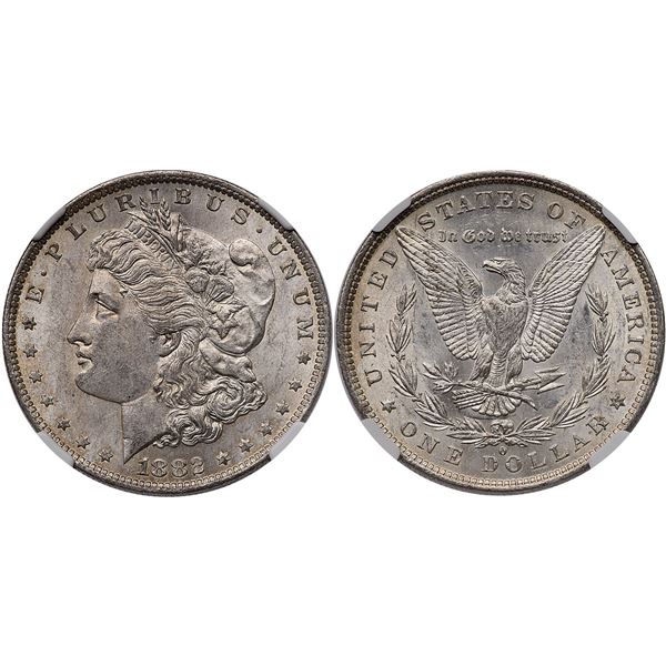 1882 O/O VAM-7 TOP-100 Morgan Silver Dollar NGC MS62