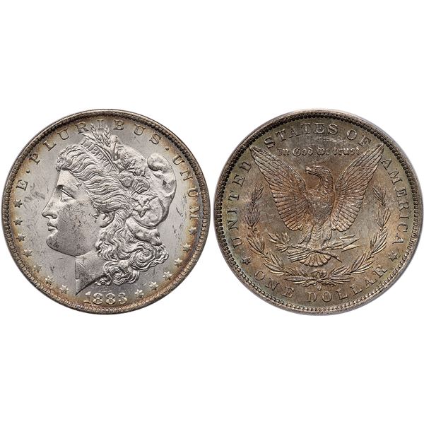 1883-O/O VAM-4 TOP-100 Morgan Silver Dollar ANACS MS63