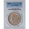 Image 4 : 1884 Morgan Silver Dollar PCGS MS65