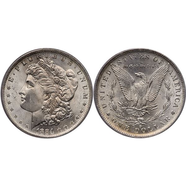 1884-O Morgan Silver Dollar PCGS MS65