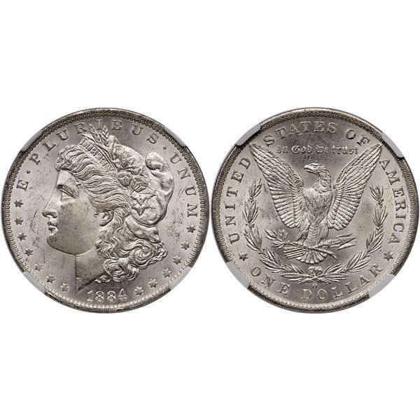 1884 O/O HOT-50 VAM-10 NGC MS64