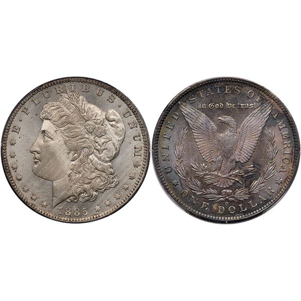 1885-O Morgan Silver Dollar PCGS MS65
