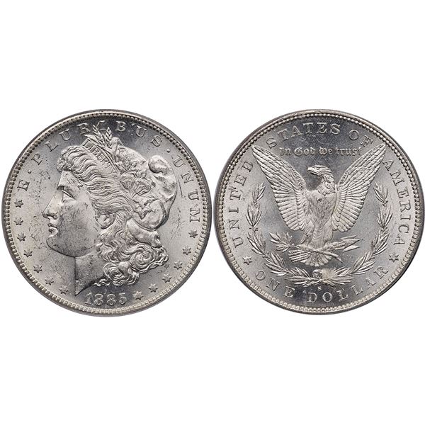 1885-S Morgan Silver Dollar PCGS MS63