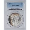 Image 4 : 1887 Morgan Silver Dollar PCGS MS65