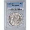 Image 4 : 1887/6-O Morgan Silver Dollar PCGS MS61