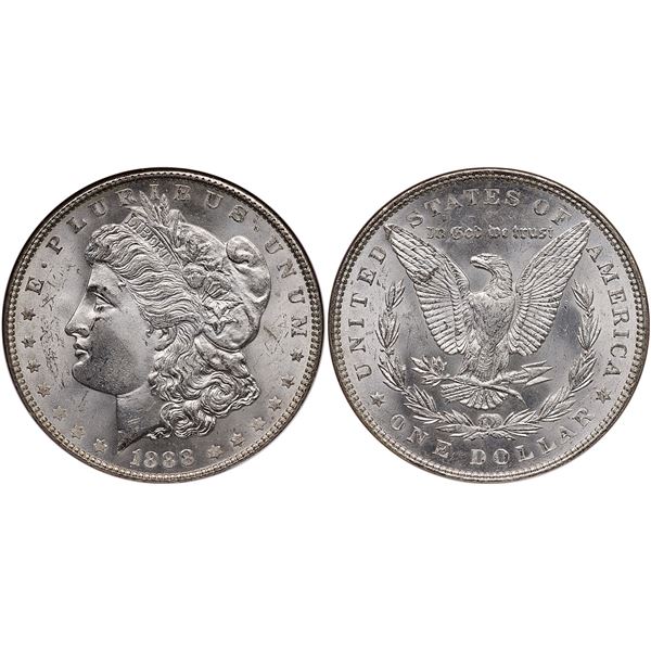 1888 Morgan Silver Dollar NGC MS65