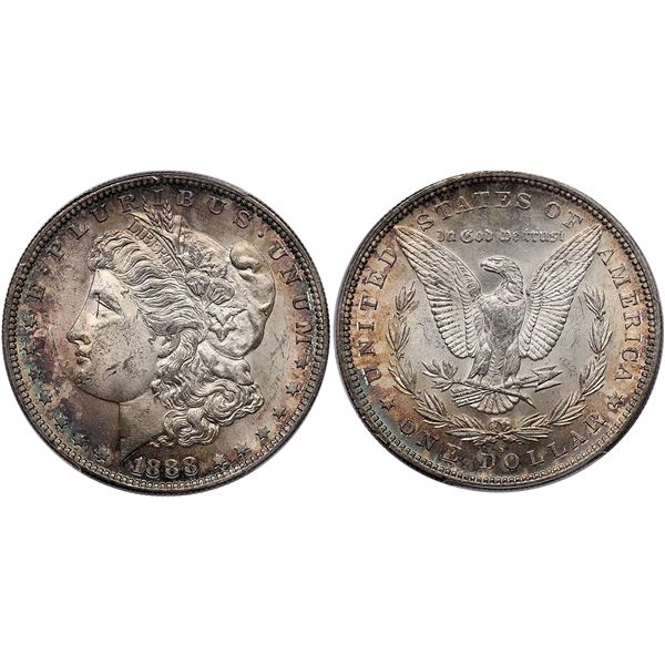 1888-S Morgan Silver Dollar PCGS MS63