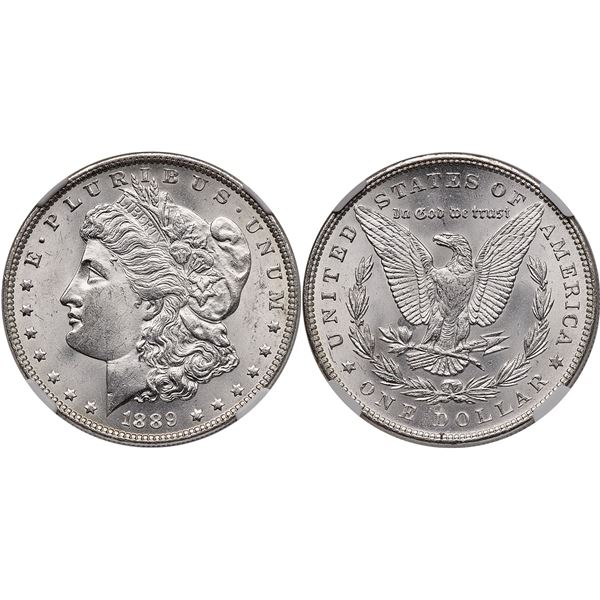 1889 VAM 5-B PITTED & CLASHED HITLIST-40 Morgan Silver Dollar NGC MS62