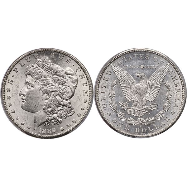 1889-S Morgan Silver Dollar PCGS MS61