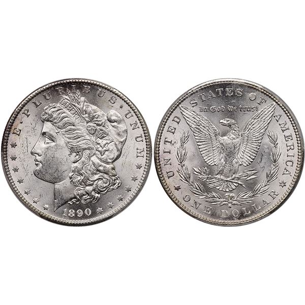 1890-S Morgan Silver Dollar PCGS MS63