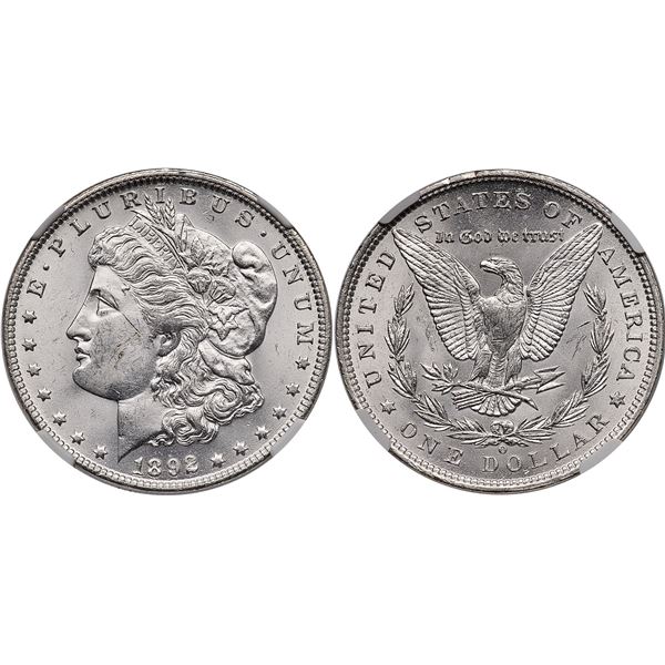 1892-O Morgan Silver Dollar NGC MS62