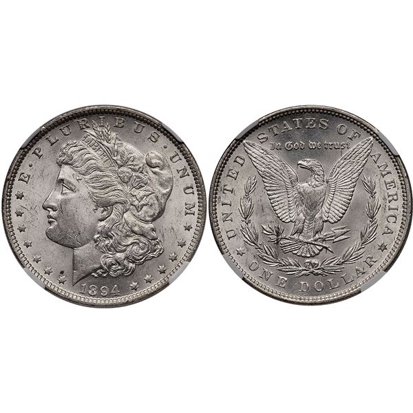 1894 Morgan Silver Dollar NGC MS62