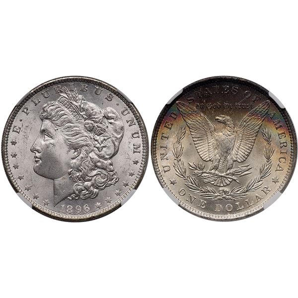 1896 Morgan Silver Dollar NGC MS64