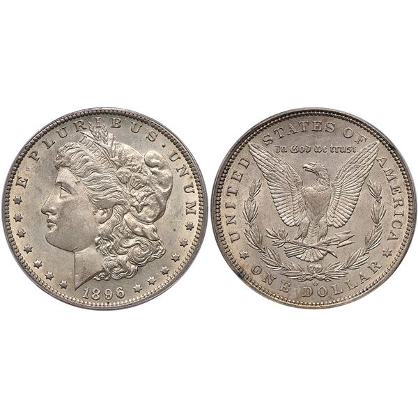 1896-O Morgan Silver Dollar ICG MS61