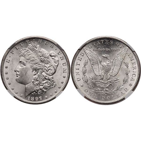 1897-S Morgan Silver Dollar NGC MS64
