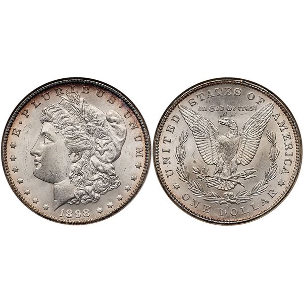 1898-O Morgan Silver Dollar ANACS MS65