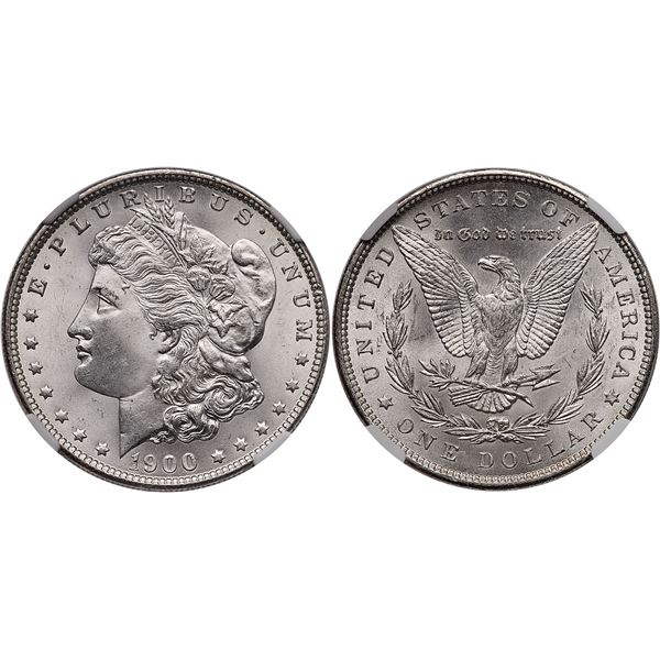 1900 Morgan Silver Dollar NGC MS65