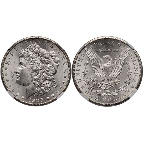 1902-S Morgan Silver Dollar NGC MS62