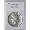 Image 4 : 1921 High Relief Peace Silver Dollar NNC MS67
