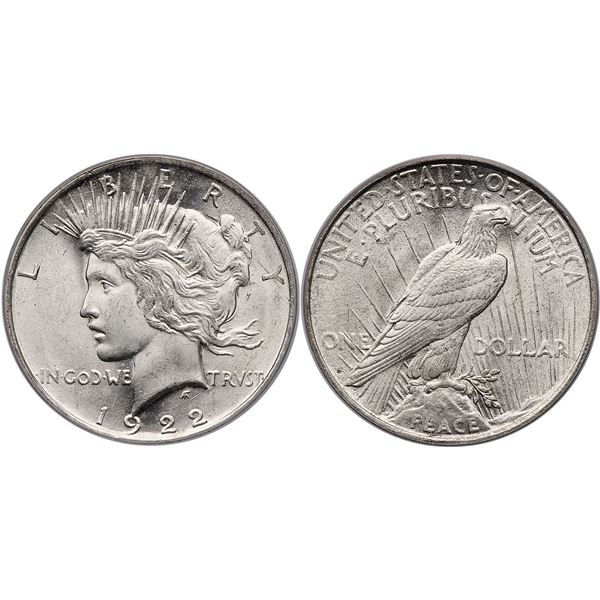 1922-D Peace Silver Dollar PCGS MS64