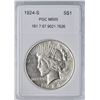 Image 4 : 1924-S Peace Silver Dollar NNC MS65