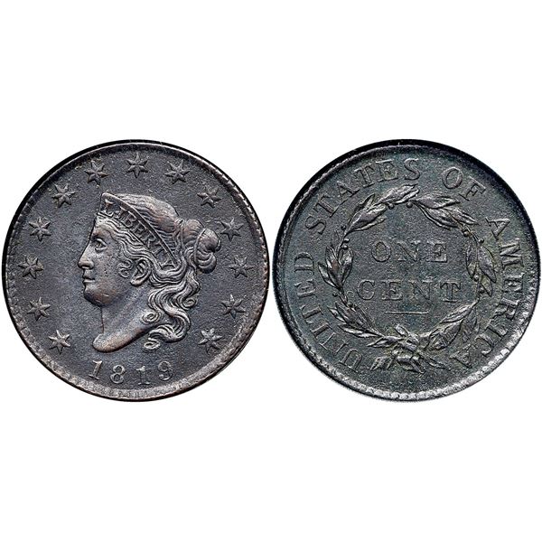 1819 N-9 R-1 Small Date VF25