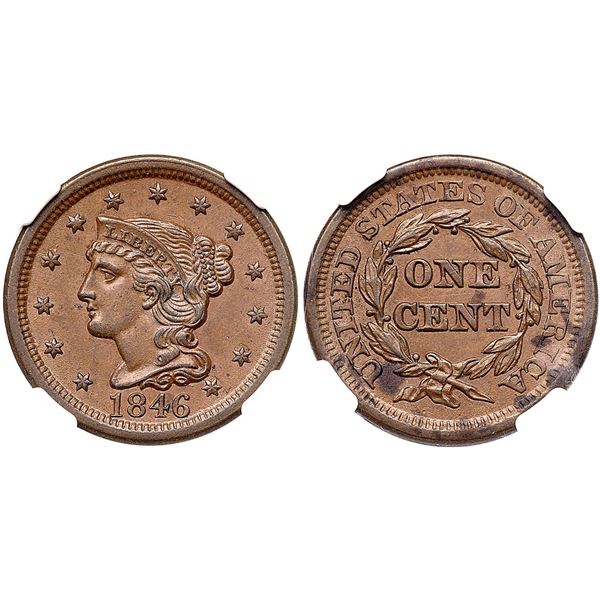 1846 N-14 R-3 Tall Date NGC MS62BN