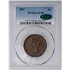 Image 4 : 1847 Braided Hair Cent PCGS AU58 CAC
