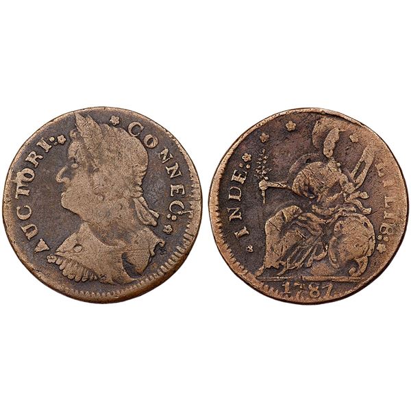 1787 MBL Double Struck Reverse Connecticut Copper Fine