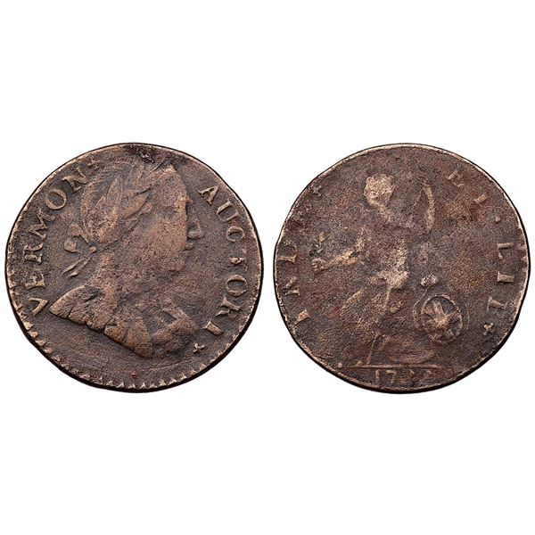 1788 Bust Right Vermont Copper VG