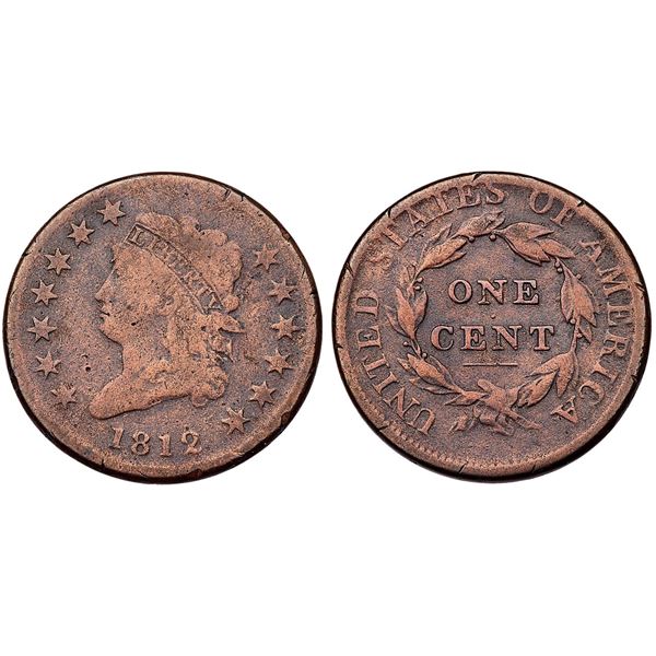 Trio of Classic Head Cents 1812-1814