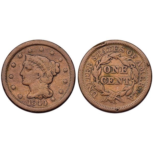 Trio of Overdate Braided Hair Cents