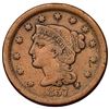 Image 4 : Pair of 1857 Braided Hair Cents