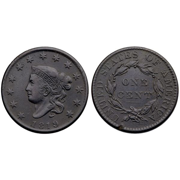 1819 N-7 R-4 Small Date VF25