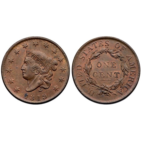 1819 N-9 R-1 Small Date MS60