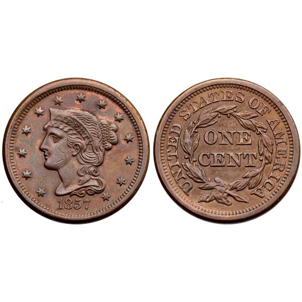 1857 N-2 R-1 Small Date EF40