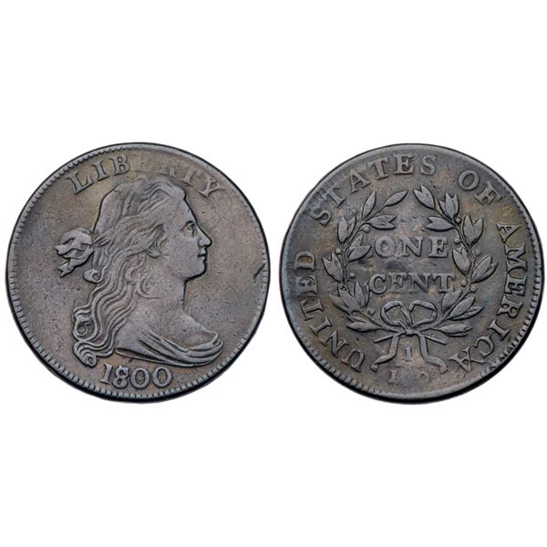 1800/798 S-191 R3 Overdate 800 0ver 798, Style I Hair F15+