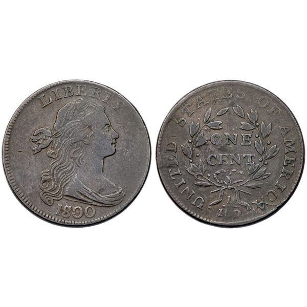 1800/798 S-191 R3 Overdate 800 0ver 798, Style I Hair VF20