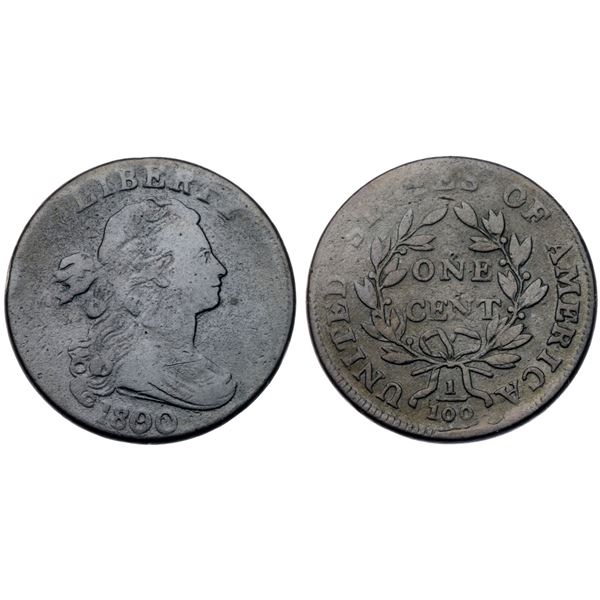 1800/179 S-194 R3 Overdate 180 over 179, Style II Hair VG10