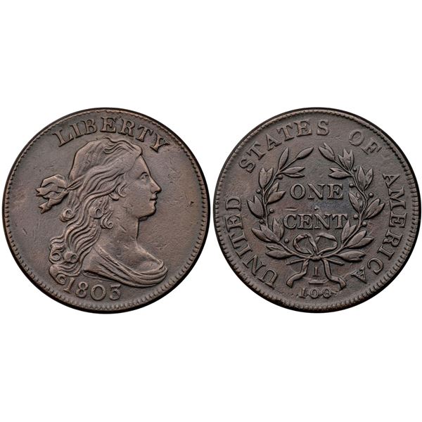 1803 S-247 R3 Mumps Obverse VF25