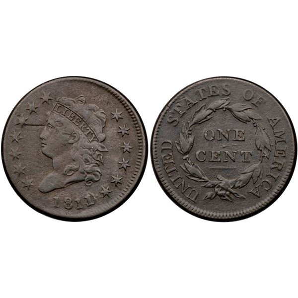 1811/10 S-286 R3 Overdate 11 over 10 VG10