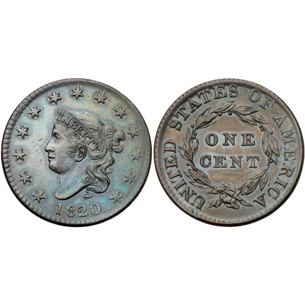 1820/19 N-2 R2 Overdate Small 20 over 19 VF35