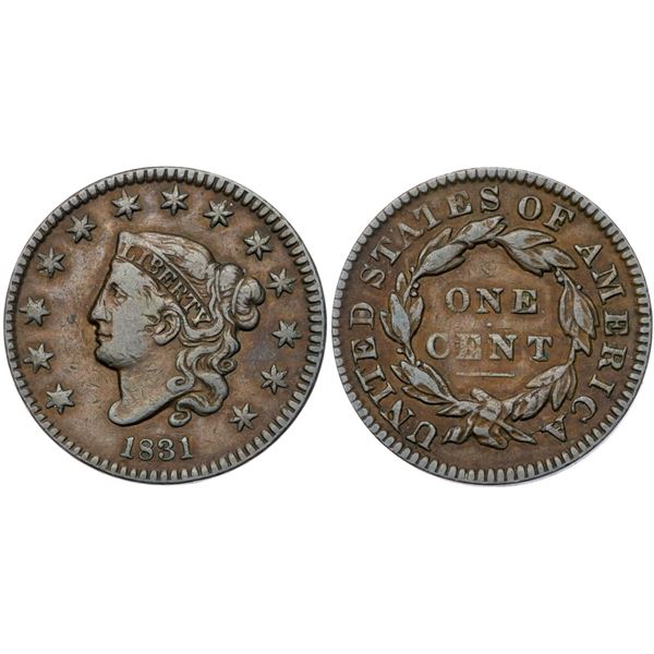 1831 N-4 R3 Medium Letters VF25