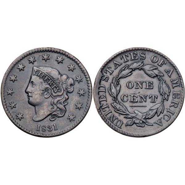 1831 N-8 R3 Large Letters VF20