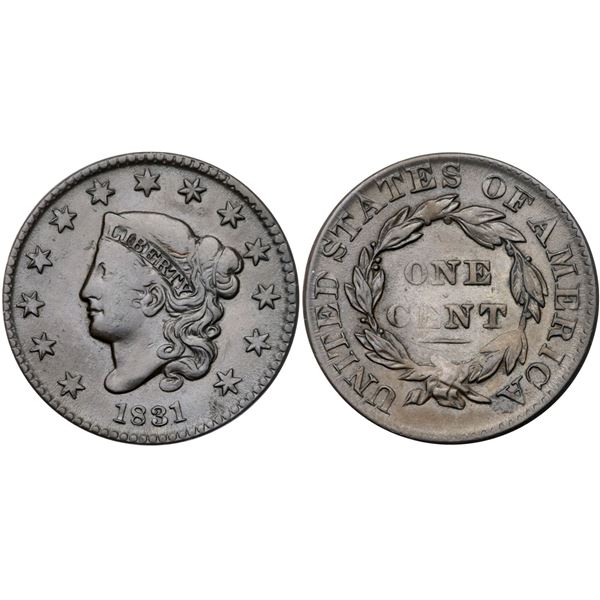 1831 N-10 R3 Large Letters VF30